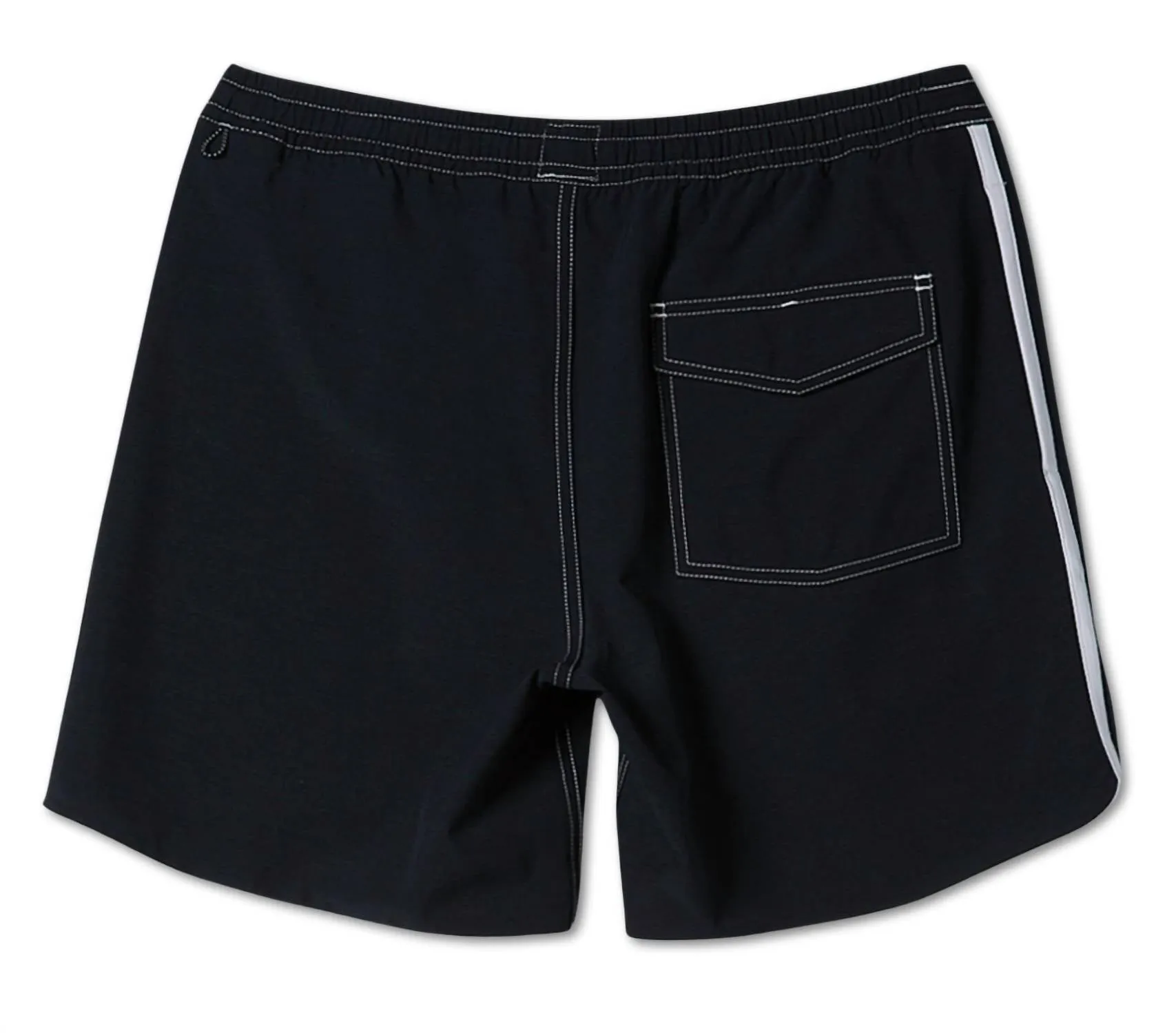 Scallop Hybrid Volley Shorts In Black