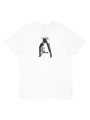 Sci-Fi Fantasy Open To Being Corrected Tee - White