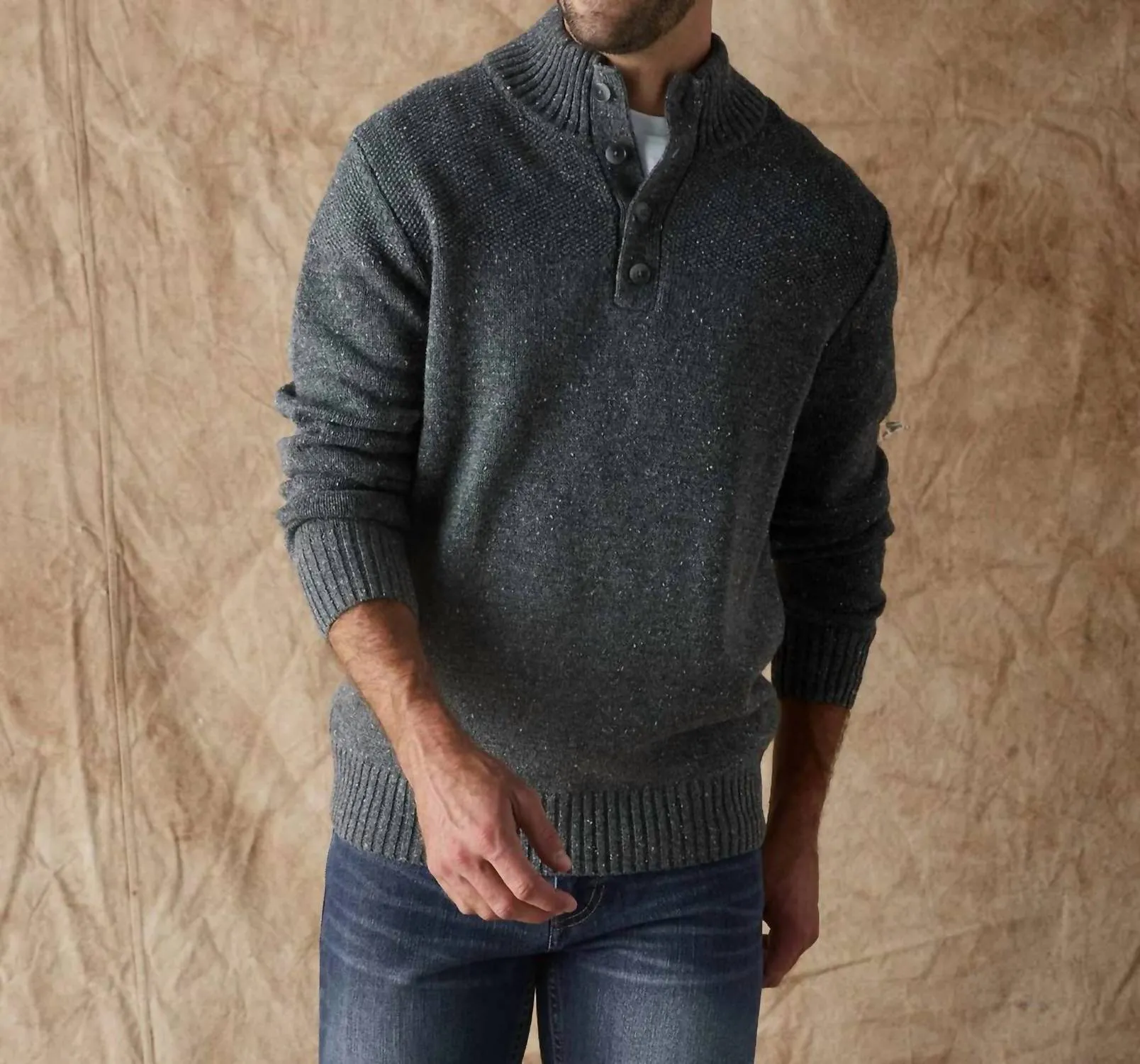 Seawool Popover In Grey