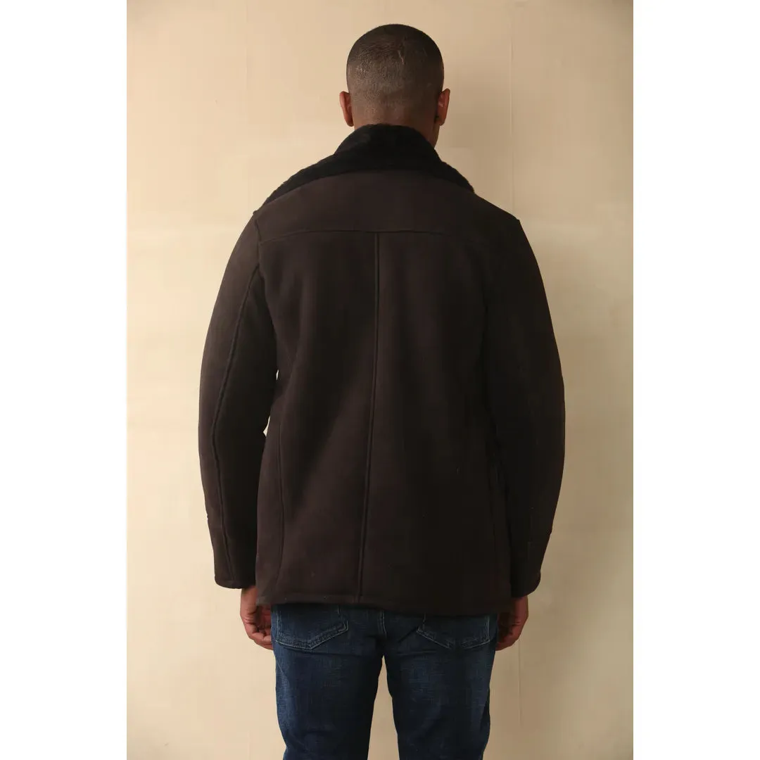 Shearling Sheepskin Car Coat