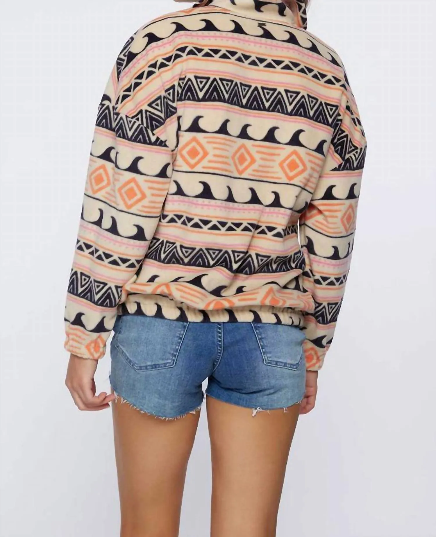 Sierra Supersherpa Pullover In Stone
