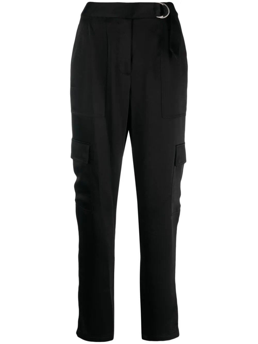 Simkhai Women Carolina Side Patch Pockets Straight Legs Utility Pant Black