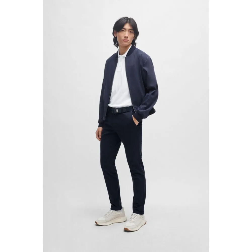 Slim-fit chinos in stretch-cotton gabardine