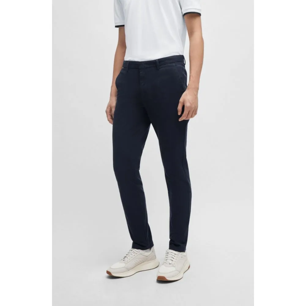 Slim-fit chinos in stretch-cotton gabardine