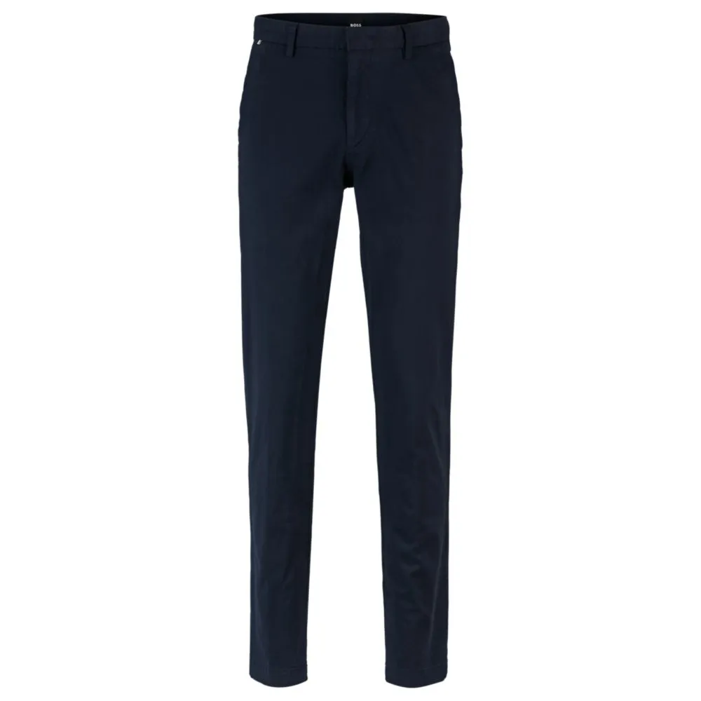 Slim-fit chinos in stretch-cotton gabardine