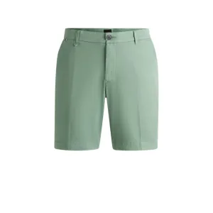 Slim-fit shorts in stretch-cotton twill