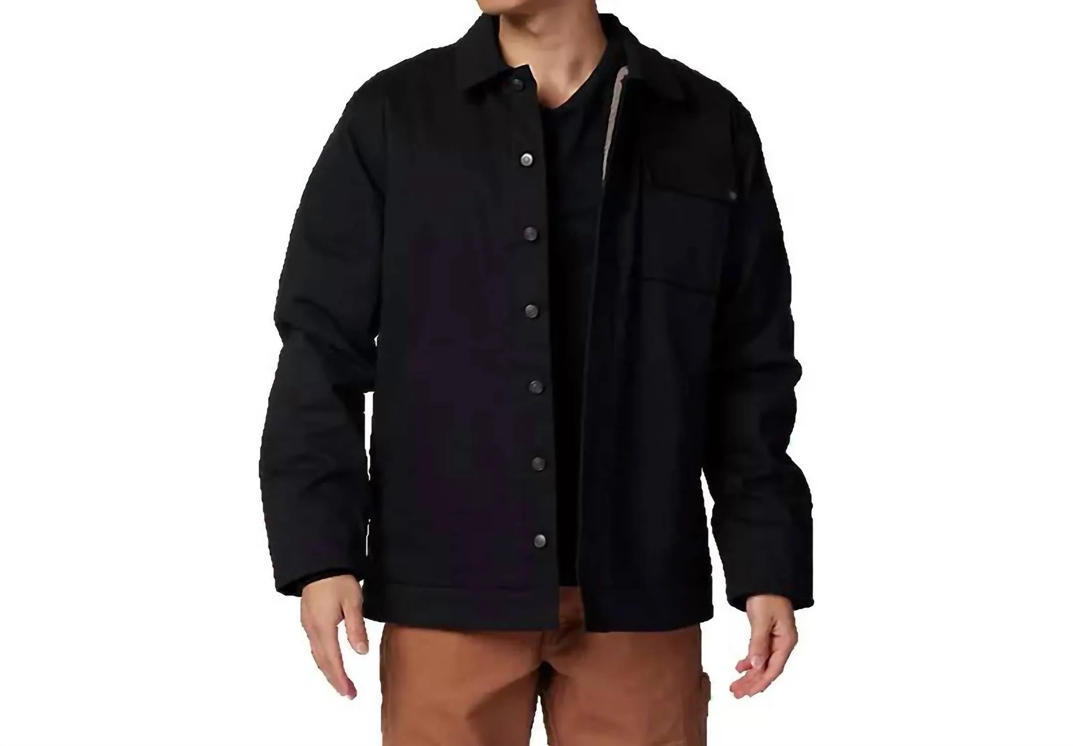 Source Sherpa Jacket In Black