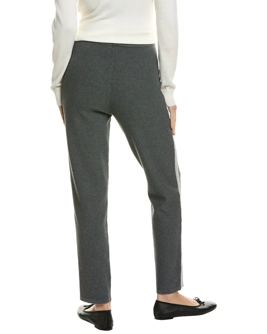 St. John Melange Spectator Stretch Pique Knit Pant