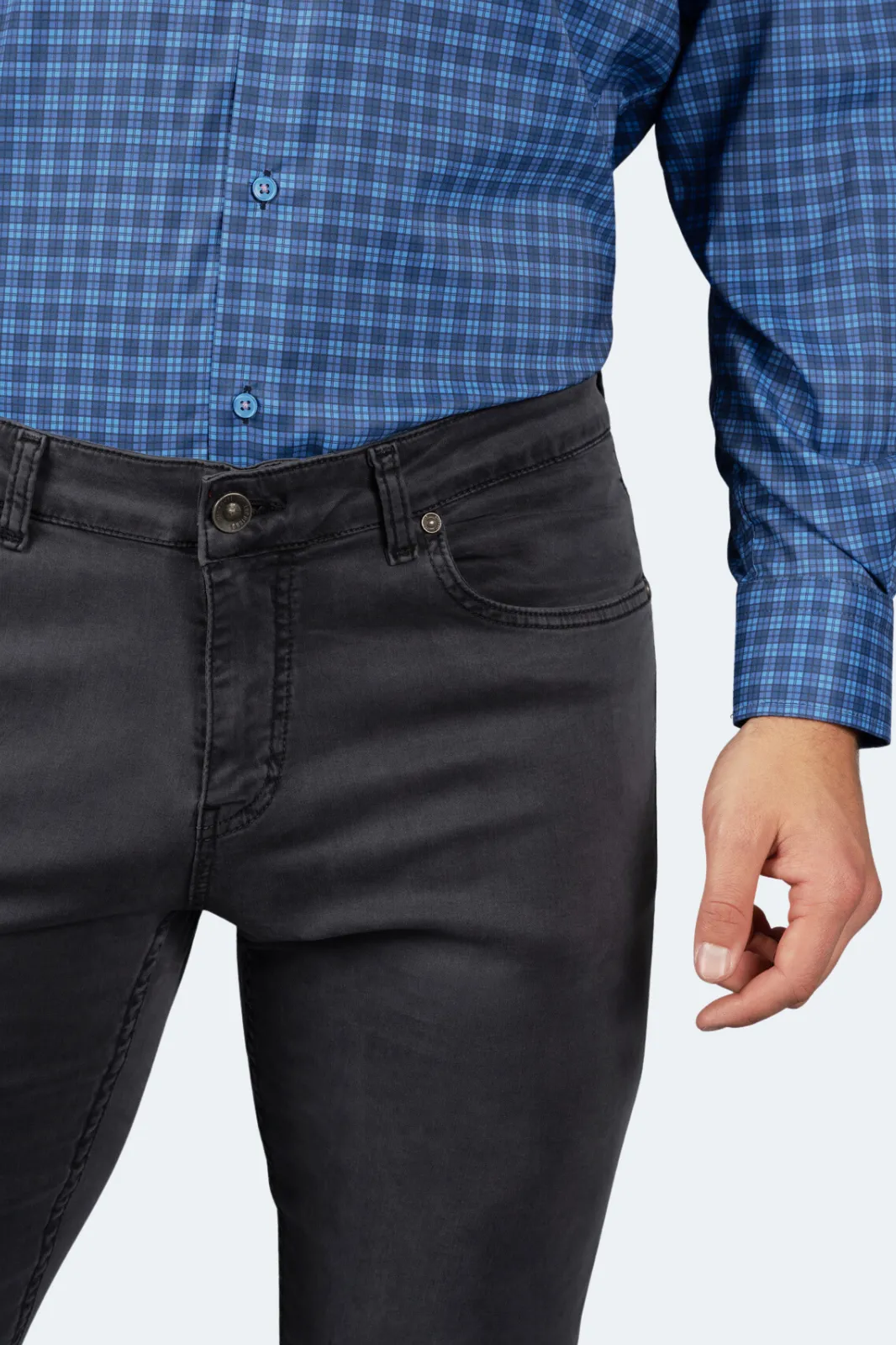 Stone Grey Tencel Pants