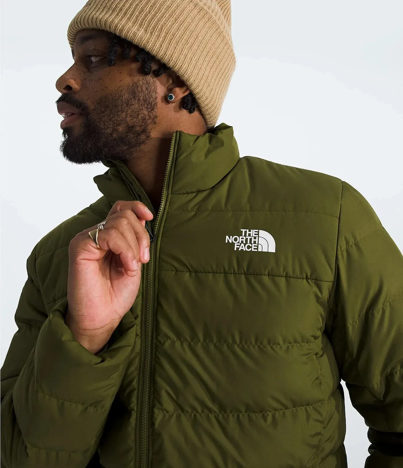 THE NORTH FACE Men's Aconcagua 3 Insulated Jacket (Standard and Big Size), Forest Olive, XX-Large
