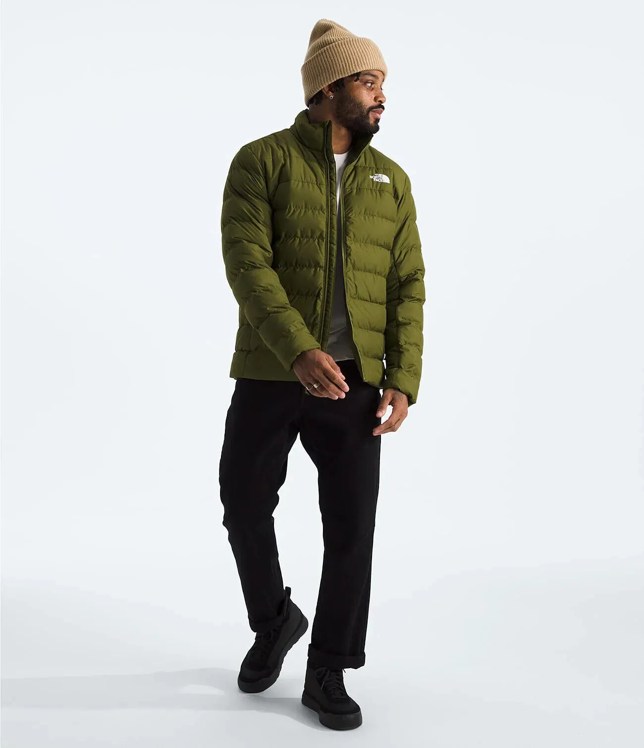 THE NORTH FACE Men's Aconcagua 3 Insulated Jacket (Standard and Big Size), Forest Olive, XX-Large