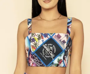 Tie Back Crop In Ocean