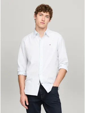 Tommy Hilfiger Men's Stripe Stretch Regular Fit Poplin Shirt