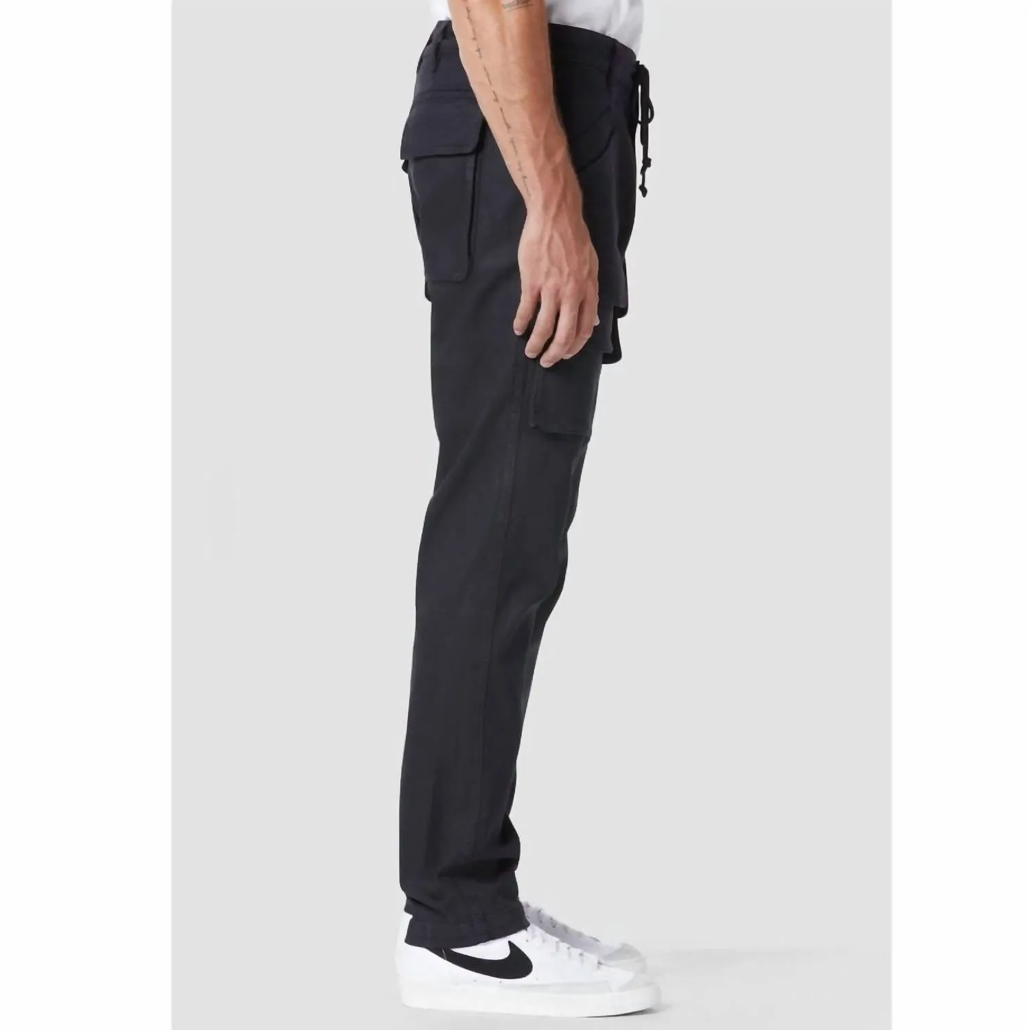 Tracker Cargo Pants In Black Wax