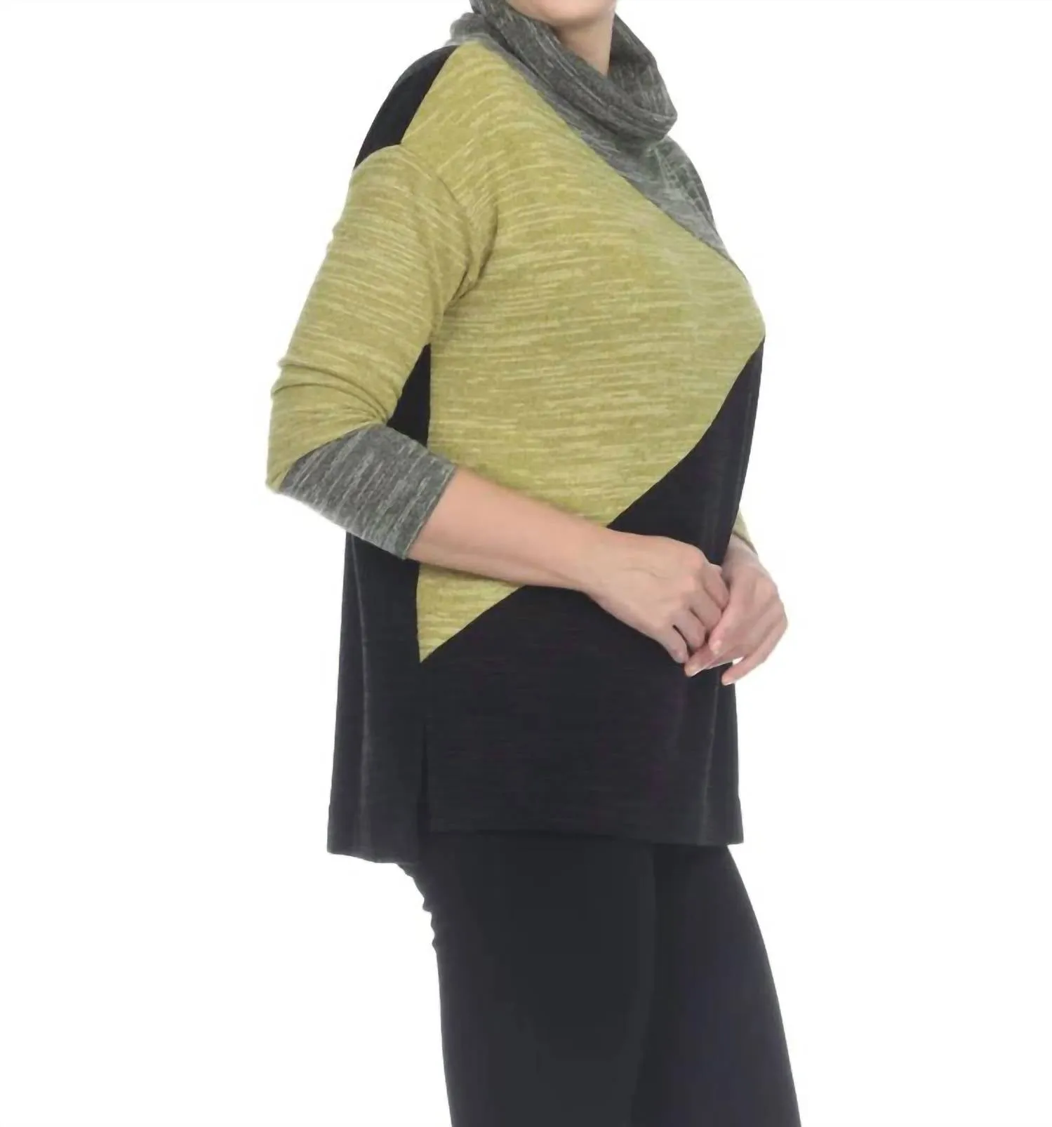 Turtleneck Sweater In Olive