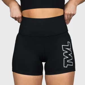 TWL - WOMEN'S ENERGY SHORTS - ATHLETE - BLACK
