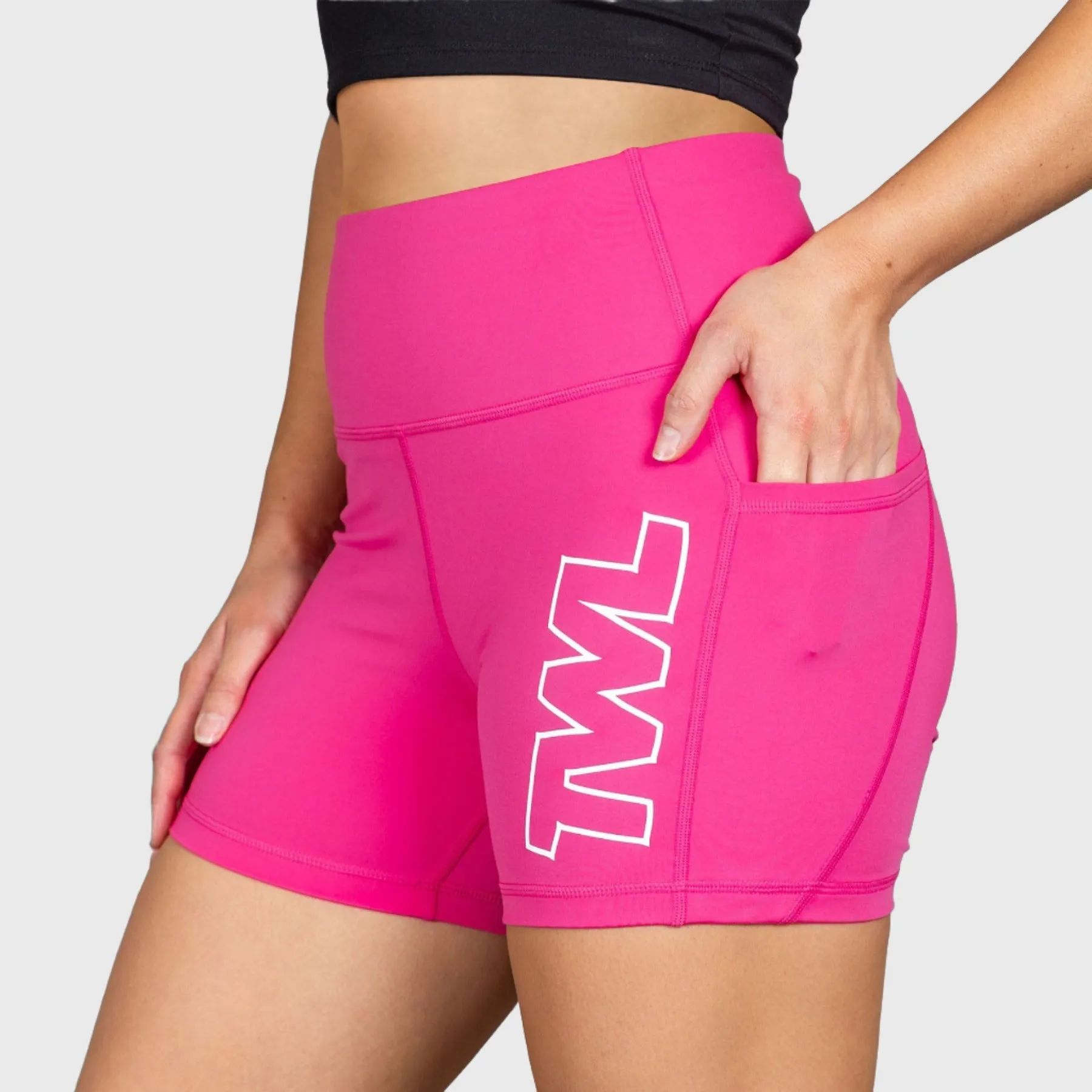TWL - WOMEN'S ENERGY SHORTS - ATHLETE - RASPBERRY
