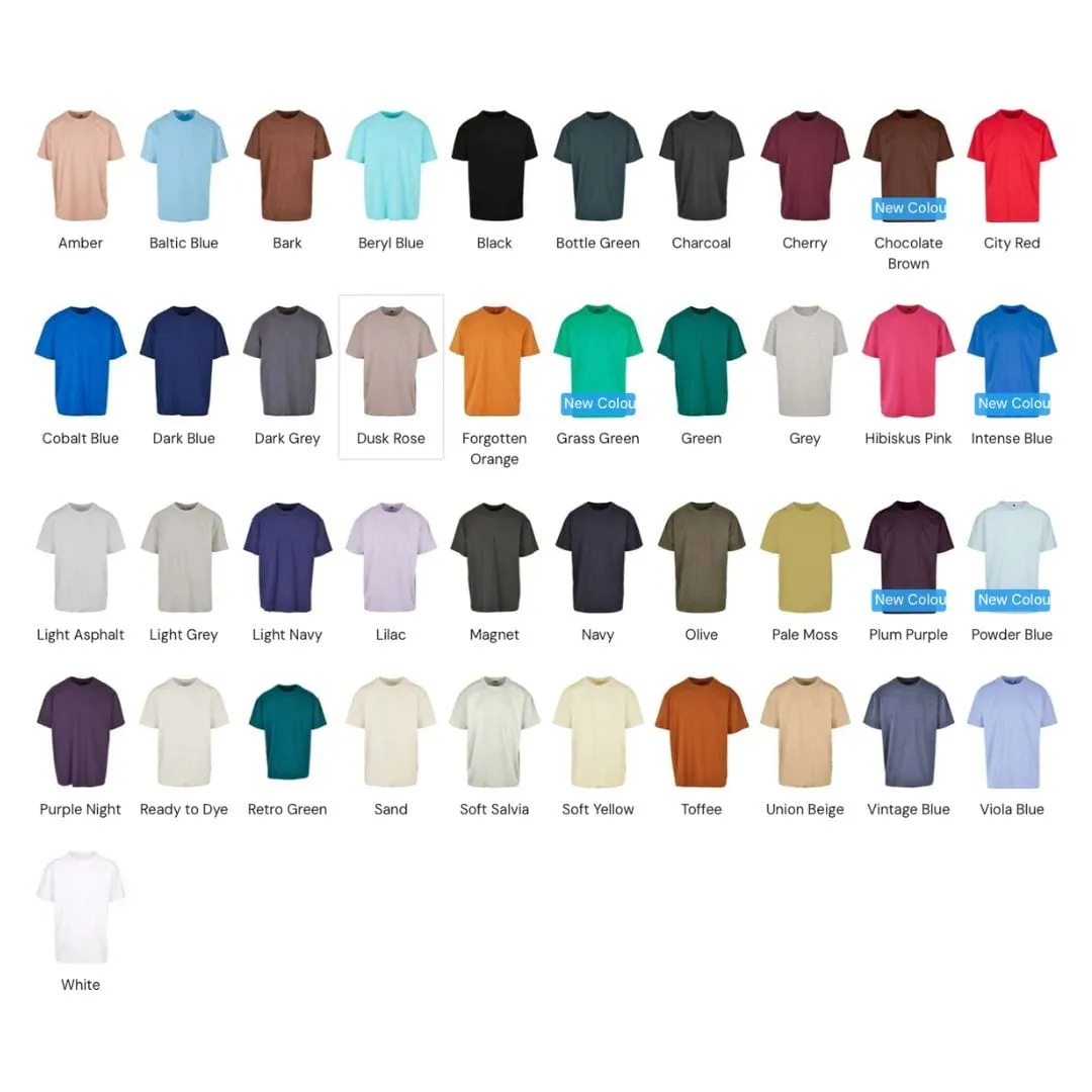 Vegan Heavy Men's Cotton Oversized T-Shirt | Multiple Colours