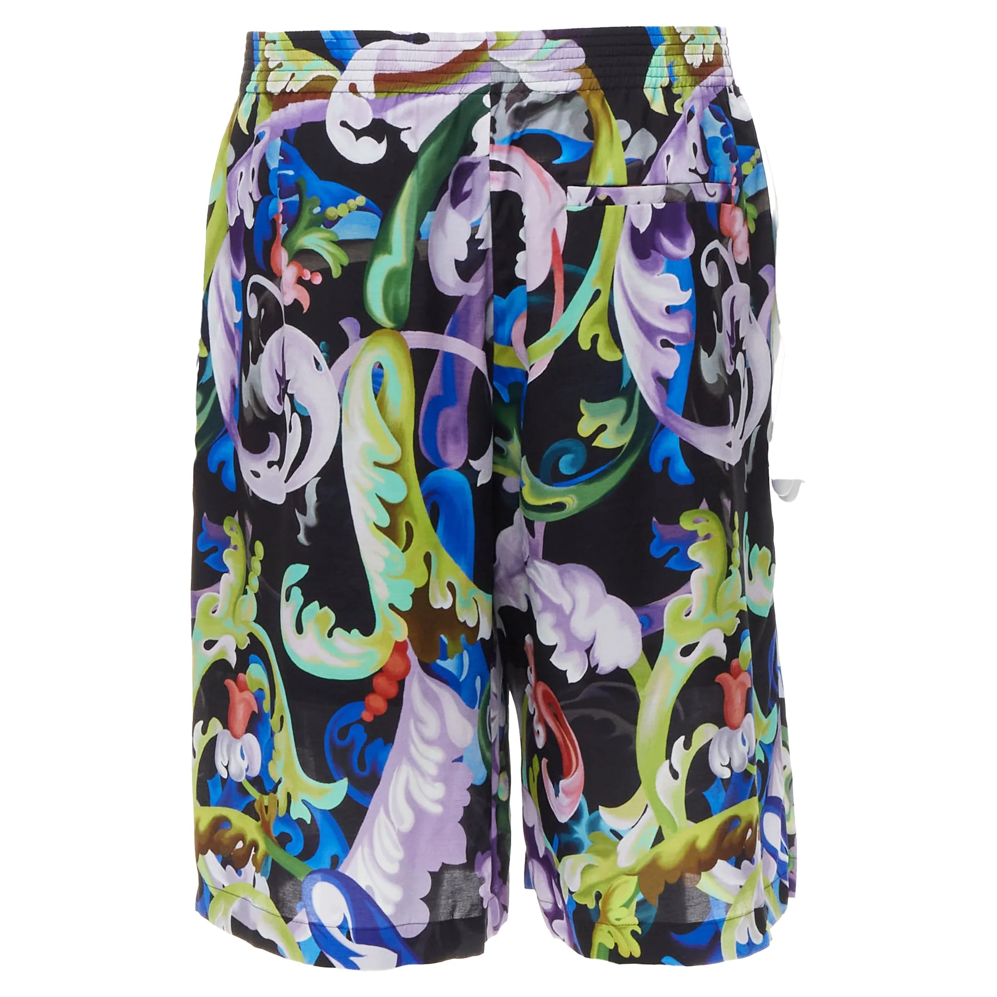 Versace Barocco floral baroque wide shorts