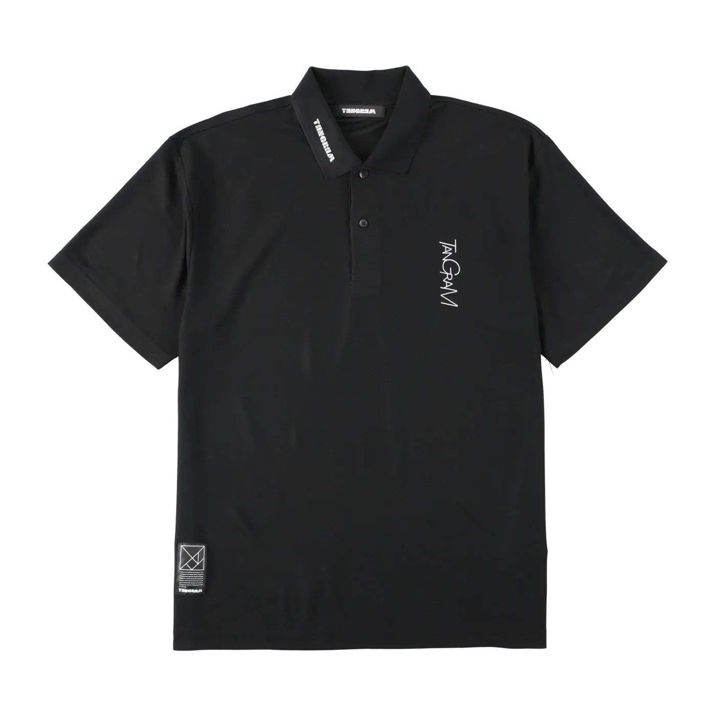 Vertical Logo Polo Shirts Black