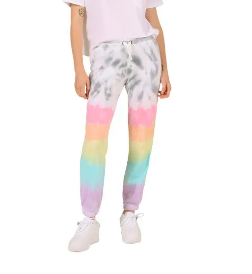 Vintage Havana/Ocean Drive Firework Tie Dye Burnout Jogger OD9316
