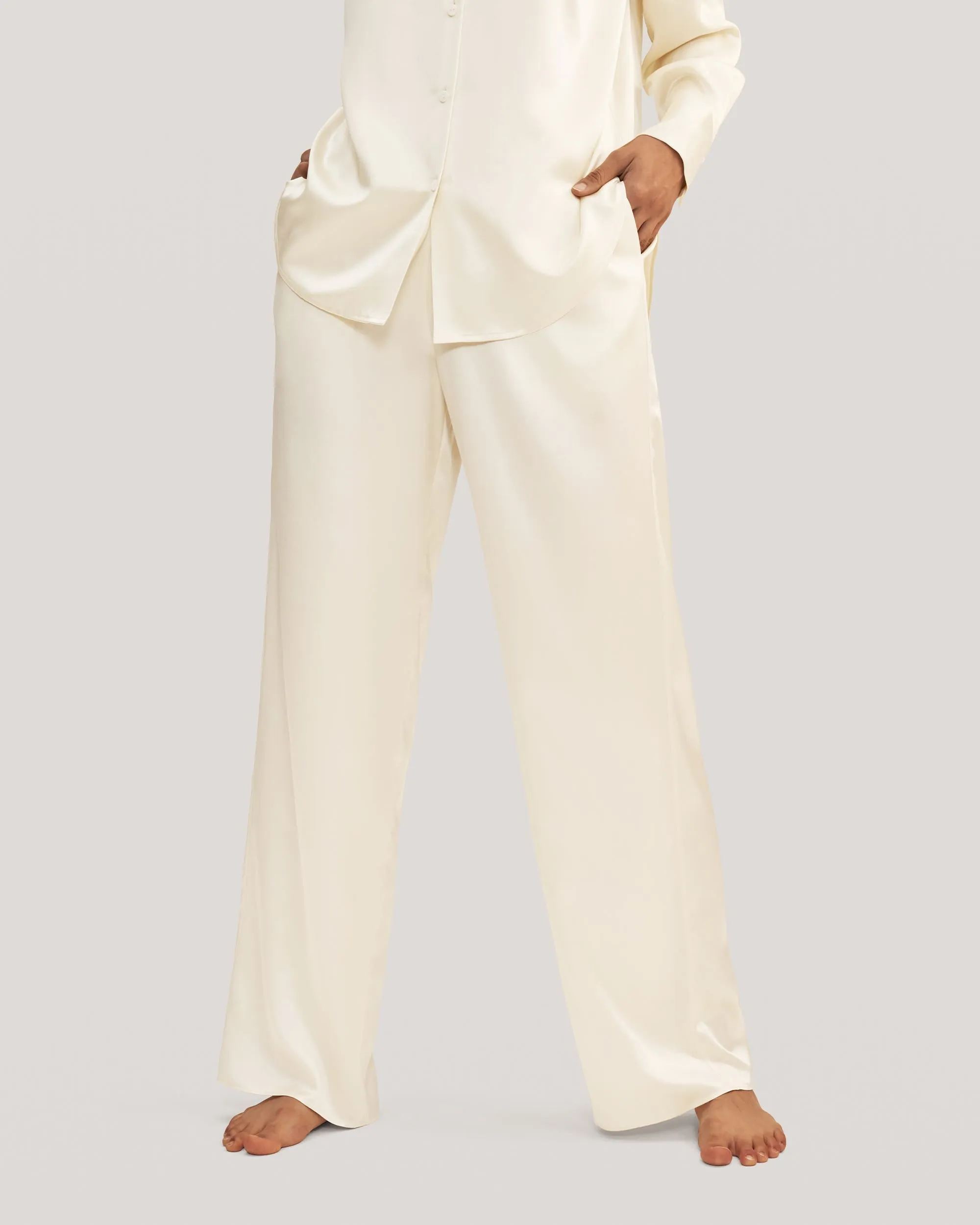 Viola oversized Silk Pajama For Women