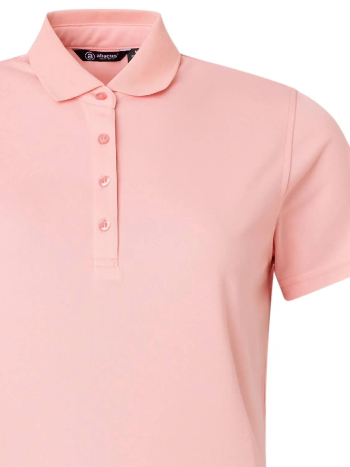 Women Cray Short Sleeve Polo In Flamingo
