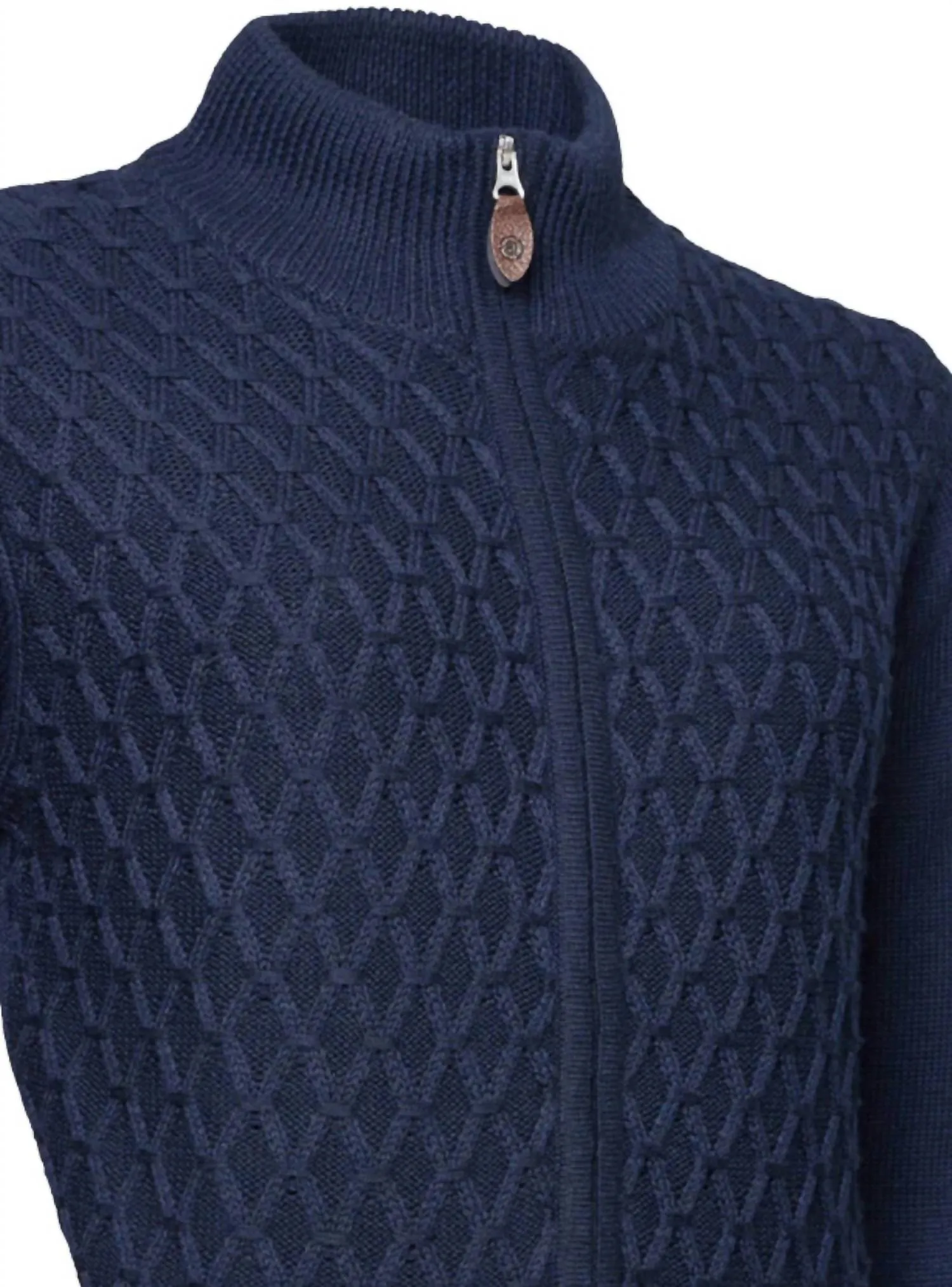Women Knitted Avondale Cardigan In Navy