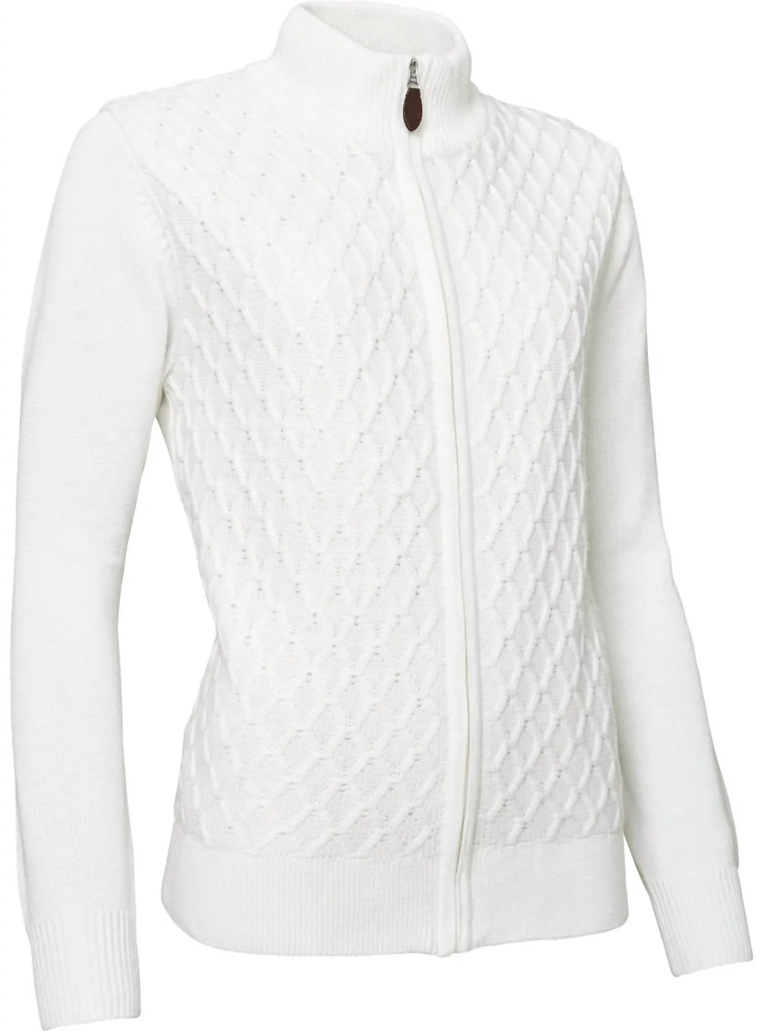 Women Knitted Avondale Cardigan In Vanilla