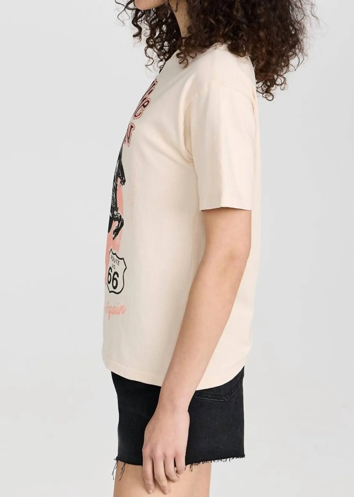 Women Willie Nelson Route 66 Weekend Tee In Sand