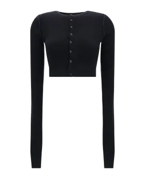 Women's Long Sleeve Cardigan In Black