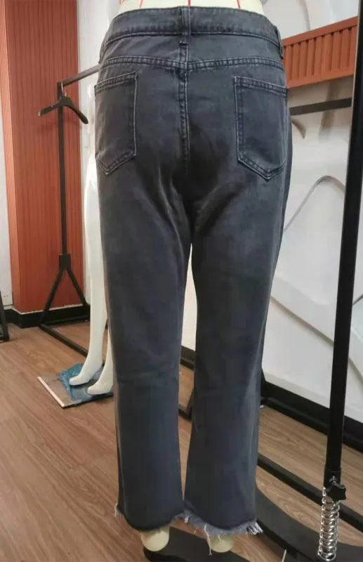 Women's Ripped Jeans Pants