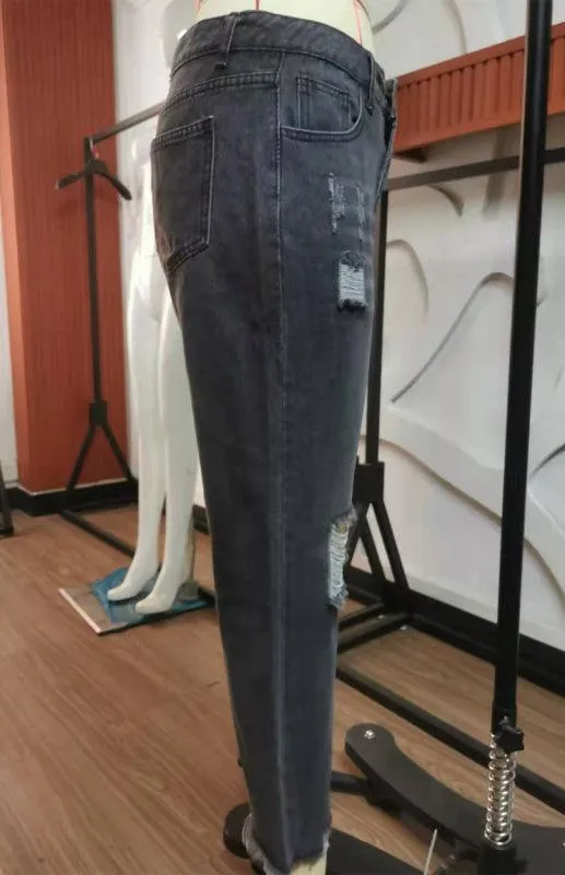 Women's Ripped Jeans Pants