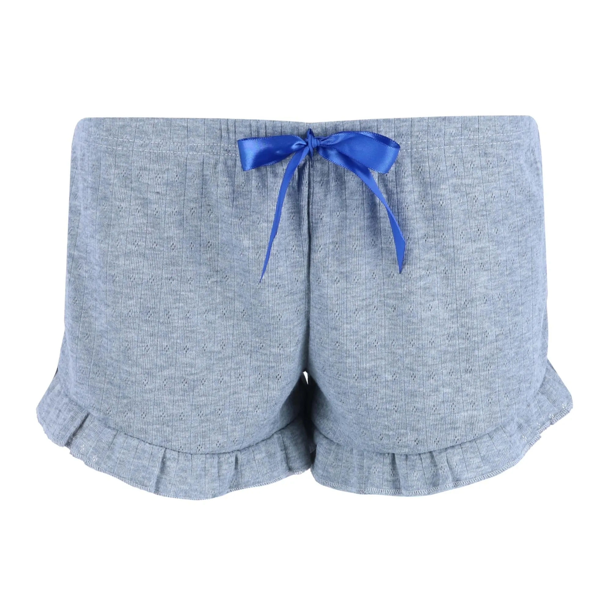 Women's Shorts Pointelle Elephant Notch Pajama Set