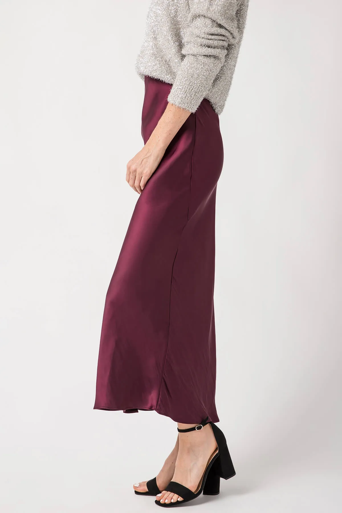 Z Supply Europa Poly Sheen Skirt