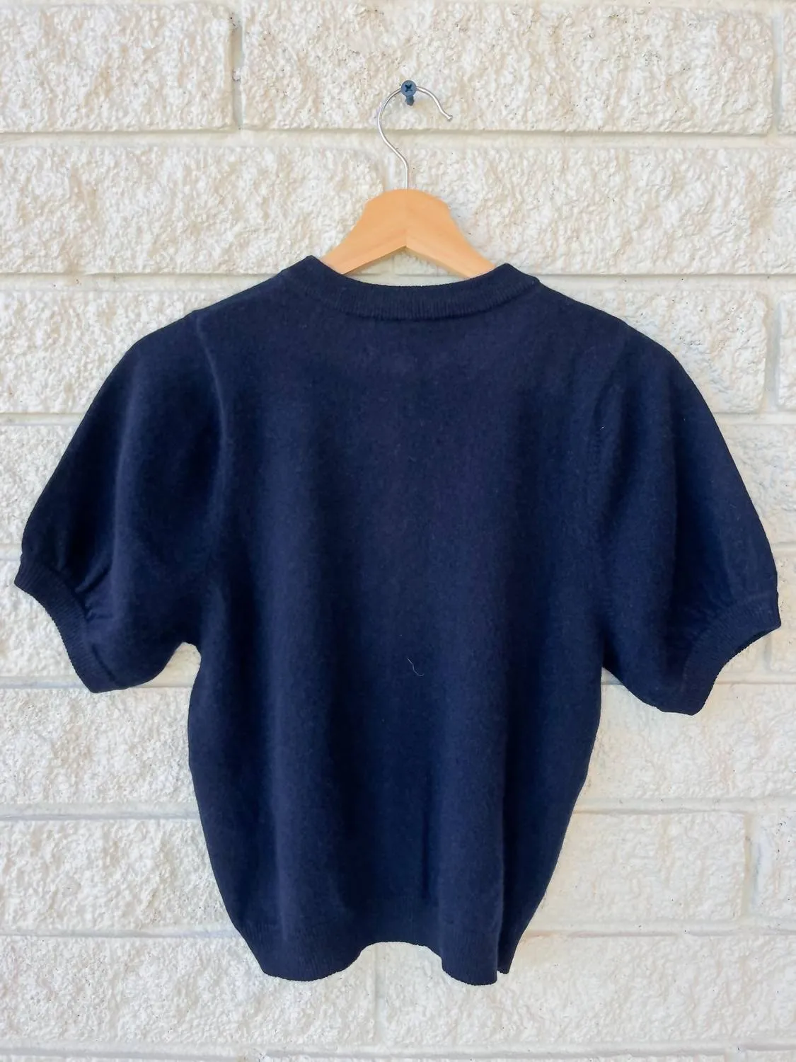 Zoe Cashmere Cardigan In Navy